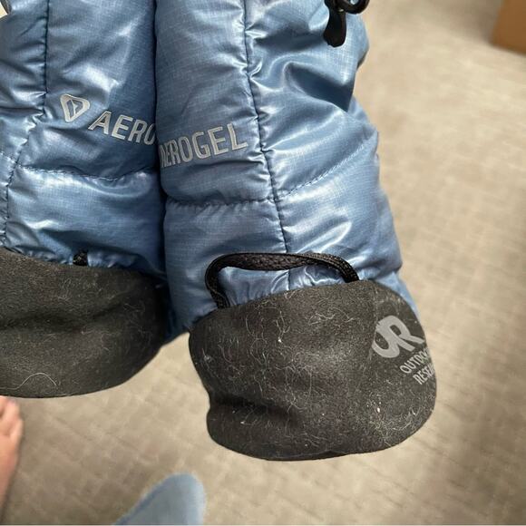 OR Outdoor Research Blue Puffer Booties Small - Picture 9 of 9